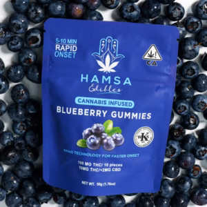 Blueberry Gummies 100mg - Hamsa
